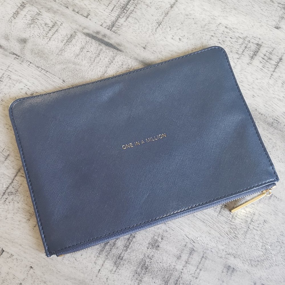 Katie Loxton Navy Cosmetic Bag
